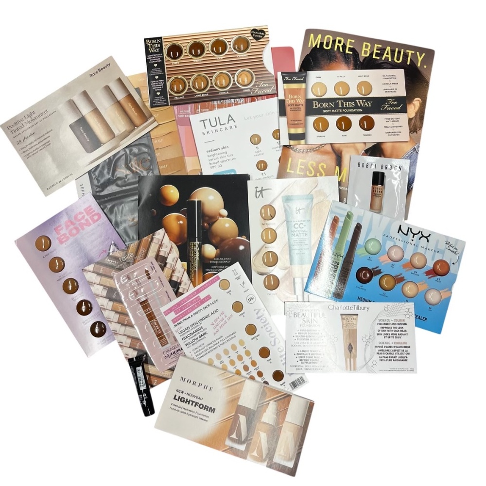 17 pc foundation concealer skin tinted moisturizer beauty samples